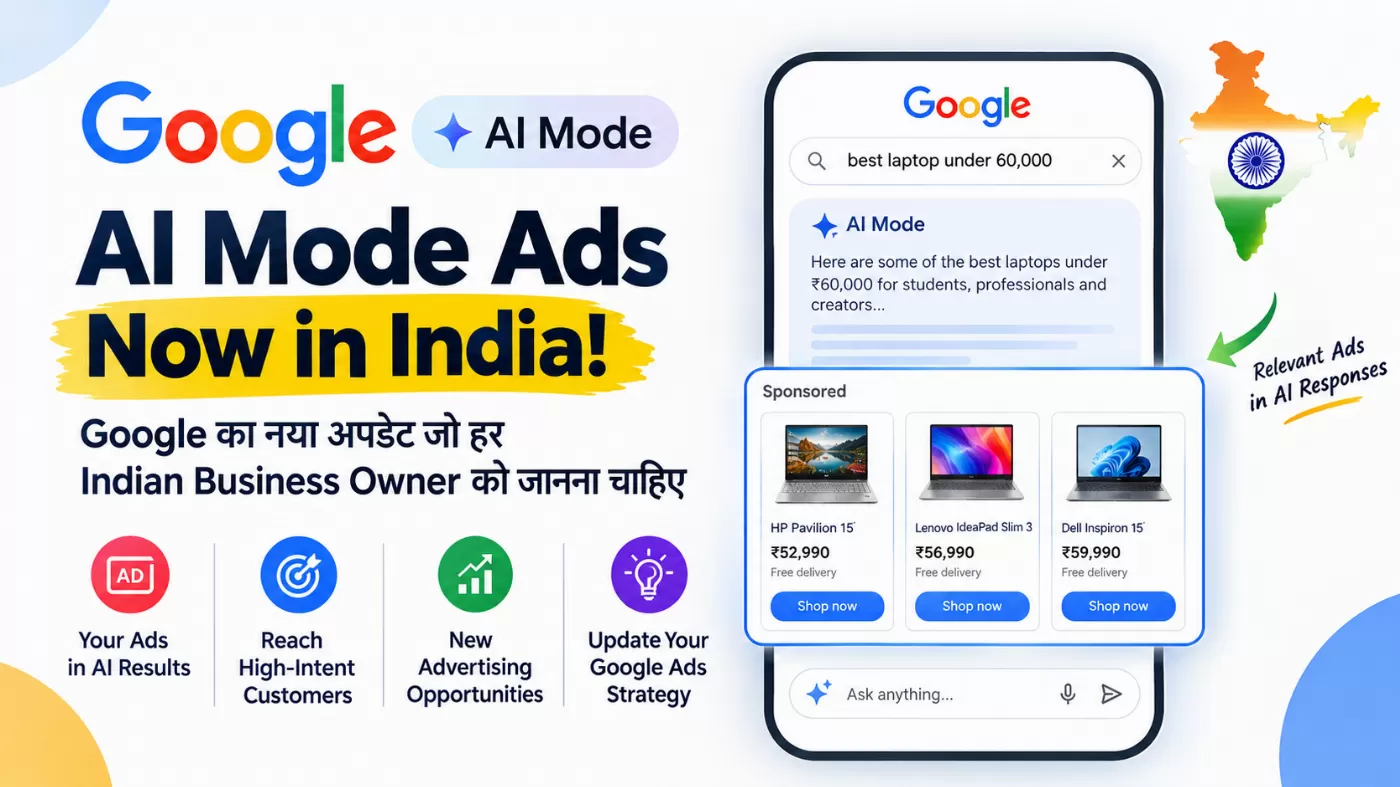 Google AI Mode Ads expansion in India 2026